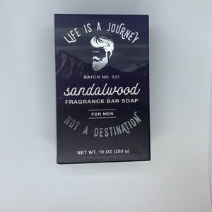 CST Sandalwood Fragrance Bar Soap for Men Gift